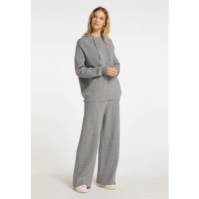 Abbildung von DREIMASTER Vintage Damen Strickhose XL/XXL / Hellgrau 80% Viskose 20% Nylon