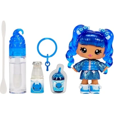 Abbildung von Minipuppe Yummiland Lipgloss Doll Rory Blueberry, inklusive Schlüsselanhänger