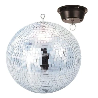 Abbildung von Fuzzix Discokugel Set 30 cm mit Motor