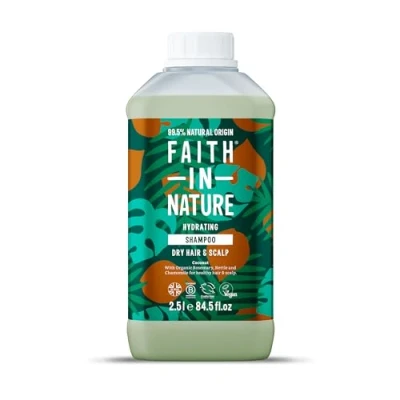 Abbildung von Faith In Nature Natural Coconut Shampoo, Hydrating, Vegan &amp; Cruelty Free, No SLS or Parabens, For Normal to Dry Hair, 2.5L