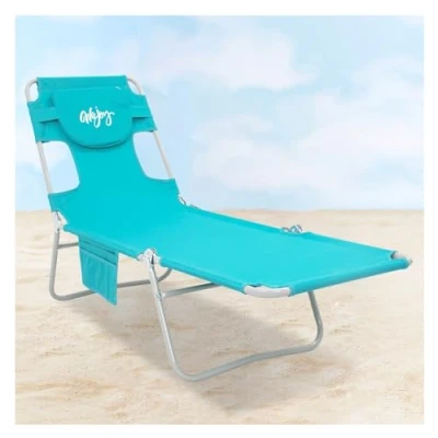 Abbildung von #WEJOY Sonnenliege Klappbarer mit Lesefenster, Liegestuhl Klappbar 5 Position Verstellbare Rückenlehne Leicht Gartenliegestuhl Kopfstütze Strandliege klappbare für Strand Garten Terrasse Camping