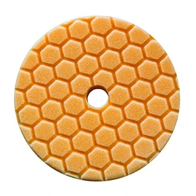 Abbildung von Chemical Guys Hex Logic Quantum Polierscheibe 6 Zoll Orange Medium Trennscheibe