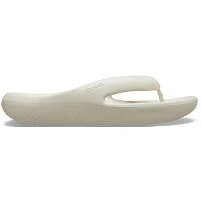 Abbildung von Crocs Mellow Recovery Badezehentrenner, Größe: 41 42, Bone Schuhe