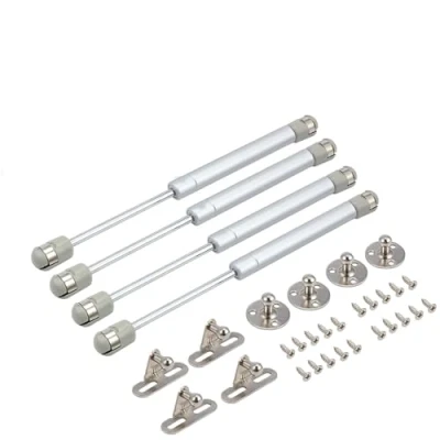 Abbildung von Bohaner 4 x Gasdruckfeder 200N Gasdruckdämpfer Schranktürscharniere Heben Sie Frühling Klappe Gasstrebe Unterstützung Stay Bar Küche Schrank Box Druck (Silber)