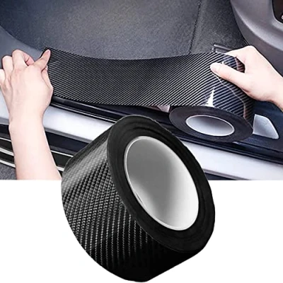 Abbildung von Auto Einstiegsleisten Aufkleber Kantenschutz, kantenschutz Dekorative Aufkleber,Kantenschutz/Front und Heck Stoßstangenschutz für die Meisten (10CM*10M)