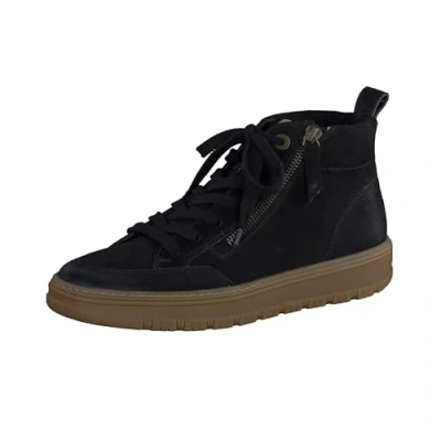 Abbildung von Paul Green Damen, Frauen High Top Sneaker,Halbschuhe,straßenschuhe,Strassenschuhe,Sportschuhe,Freizeitschuhe,Turnschuhe,Schwarz (Black/SISAL),37 EU / 4 UK