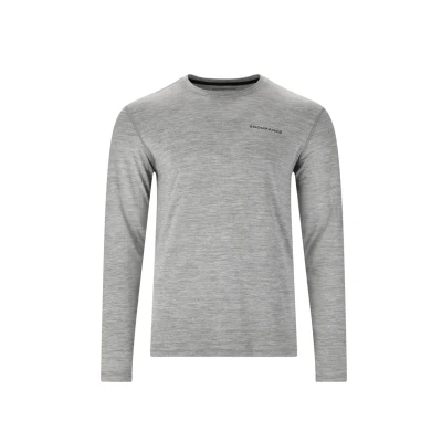 Abbildung von Endurance Langarmshirt, Herren, Größe: XXL, light grey melange