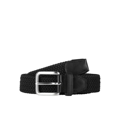 Abbildung von Jack &amp; Jones Flechtgürtel, Herren, Größe: 105, Black