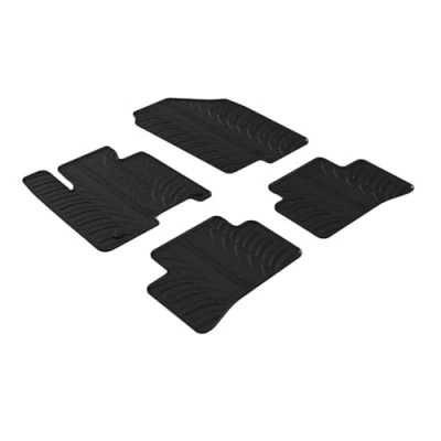 Abbildung von Gledring 0422 Fußmattensatz Gummi vorne und hinten 4 schwarz 750mm 550mm HYUNDAI: Ioniq 5
