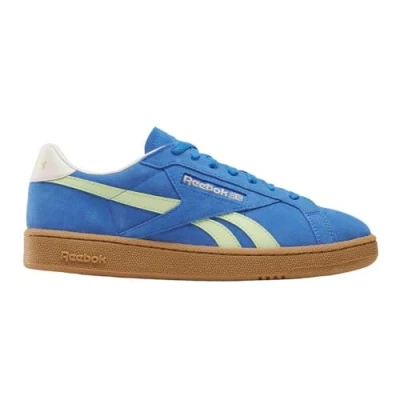 Abbildung von Reebok Classic CLUB C Grounds Unisex Sneaker low, Größe: 38.5, Kineticblue/astrolime/vintagechalk Veloursleder