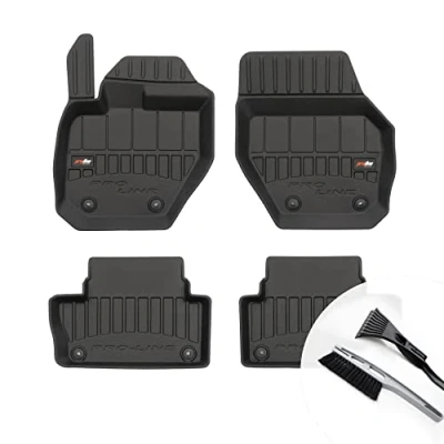 Abbildung von moto MOLTICO 3D Gummimatten Auto Fußmatten Gummi Automatten 4 teilig Set passend für Volvo XC60 I 2008 2017