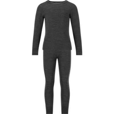 Abbildung von Zigzag SET Cerro Unterhose lang für Kinder, Größe: 98, Black