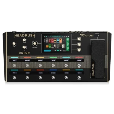 Abbildung von HeadRush Prime Gitarren &amp; Vocal Multi Effekt Pedal, Modelling Prozessor mit Amp Cloner, Antares Auto Tune, WLAN, Touchscreen, Looper Bluetooth