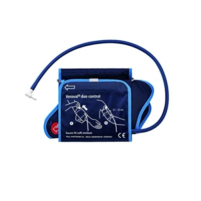 Abbildung von Veroval Secure fit Manschette für duo control Oberarm Blutdruckmessgerät, Größe Medium, blau