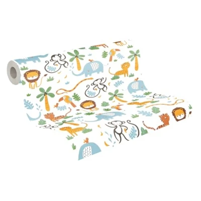 Abbildung von A.S. Création Vliestapete &quot;Little Love&quot;, Motiv abstrakt naturalistisch, Kindertapete Tapete Dschungel Tapeten Kinderzimmer Schlafzimmer Design