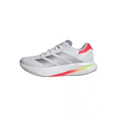Abbildung von adidas Performance Duramo Speed 2 Laufschuh Straße, Damen, Größe: 40 2/3, Footwear white/silver metallic/lucid red Schuhe