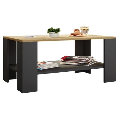 Abbildung von VCM Couchtisch Holz Sofatisch Beistelltisch Dalus