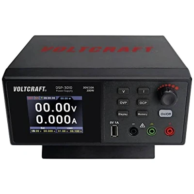 Abbildung von VOLTCRAFT DSP 3010 Labornetzgerät, einstellbar 0 30 V 10 A 300 W USB 2.0 Buchse fernsteuerbar Anzahl Ausgänge 1