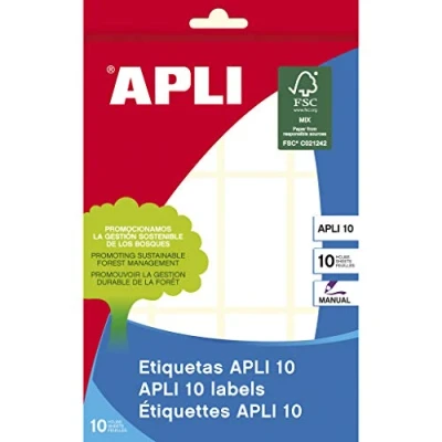 Abbildung von APLI Etiketten 26 x 54 mm weiß