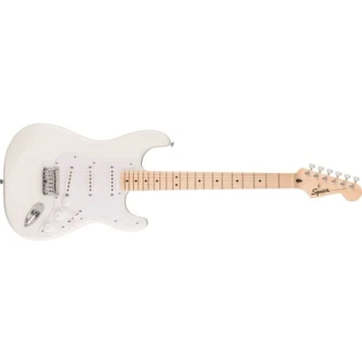Abbildung von Squier by Fender Sonic Stratocaster HT, E Gitarre, Ahorngriffbrett, Weiße Schlagplatte, Arctic Weiß