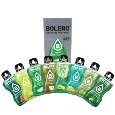 Abbildung von Bolero GREEN FUSION MIX 24x9g Saftpulver ohne Zucker, gesüßt mit Stevia + Vitamin C geeignet für Kinder, Sportler und Diabetiker