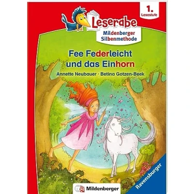 Abbildung von Fee Federleicht und das Einhorn Leserabe ab 1. Klasse Erstlesebuch für Kinder 6 Jahren (mit Mildenberger Silbenmethode) (Leserabe mit