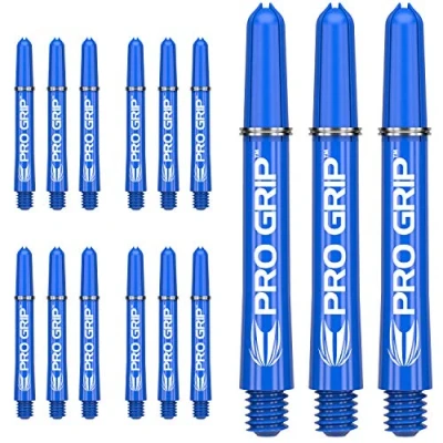 Abbildung von Target Darts 5 x Sätze of Blau Pro Grip Dartschäfte Mittel 15 Insgesamt