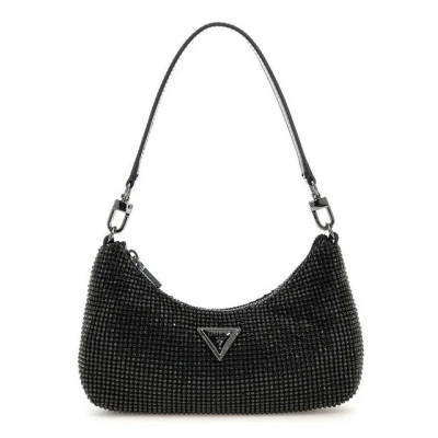 Abbildung von Guess Zalina MINI TOP ZIP BAG Handtasche, Damen, Größe: One Size, Black