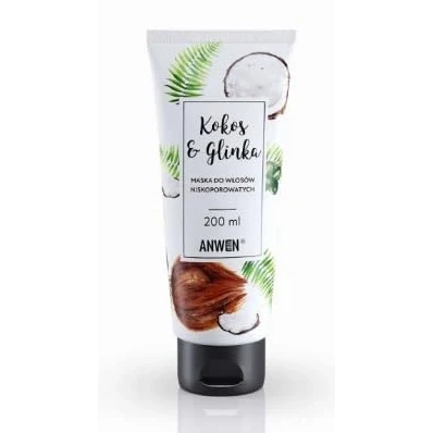 Abbildung von Anwen Nothing Sili Natürliche Glättende Haarmaske ohne Silikone, 200 ml