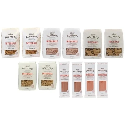 Abbildung von 8er Pack Rummo Pasta Integrale Rigatoni N50,Vollkornnudeln Nudeln Vollkorn Italienische 500g
