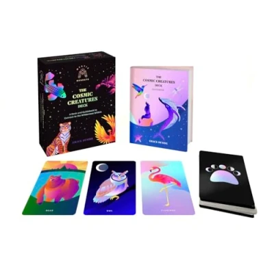 Abbildung von Mystic Mondays: the Cosmic Creatures Deck: A Deck and Guidebook to Connect Wilderness Within (RP Studio)