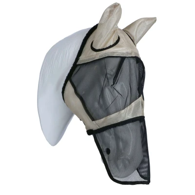 Abbildung von BR Fliegenmaske Classic Cob Schwarz / Gold