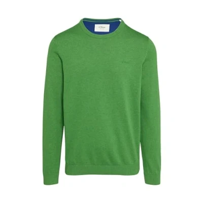 Abbildung von s.Oliver Herren 2156055 Pullover mit Logo Detail, 74W0, Medium