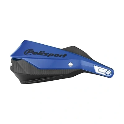 Abbildung von Polisport 8308800003 Handprotektoren Trail Blazer 2 Befestigungspunkte mit Kunststoffsteg MX Style inklusive Befestigungskit kompatibel Allen MX/Enduro Modellen in Farbe blau/schwarz