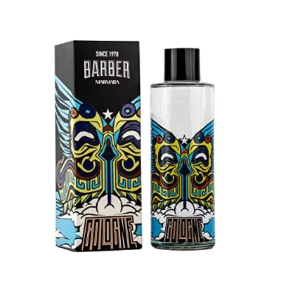Abbildung von barber MARMARA PUERTO RICO Limited Edition Eau de Cologne 500ml Herren Duftwasser Glasflasche Geschenkverpackung Parfüm Aftershave Men 8% Duftöl