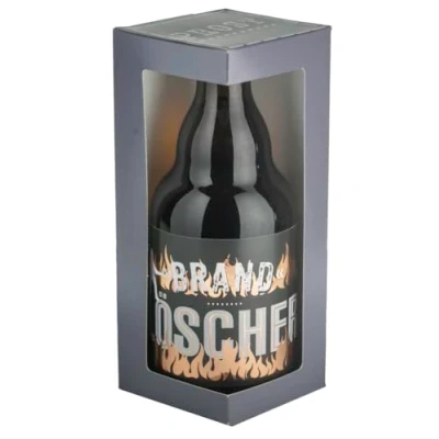 Abbildung von Jack&#039;s Bierflasche Feuerwehr &#039;&#039;Brandlöscher&#039;&#039; mit Geschenkverpackung 0,33 l/Männergeschenk/Zum Geburtstag/Party