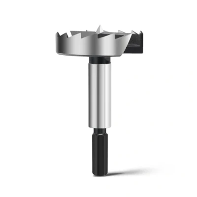Abbildung von Forstnerbohrer 54mm für Holz, Forstner Bits durchmesser 54mm, Länge 90mm mit 8mm Sechskant Schaft