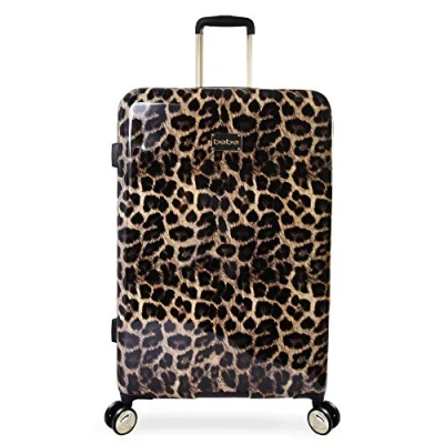 Abbildung von bebe Damen Gepäck Adriana 73,7 cm Hardside Check in Spinner, Leopard, Einheitsgröße, Luggage Spinner