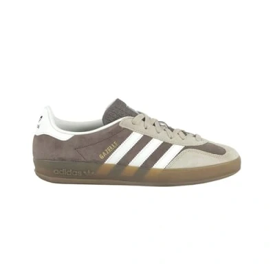 Abbildung von adidas Originals Gazelle Indoor Sneaker low, Größe: 43 1/3, Earth strata/footwear white/magic beige Veloursleder
