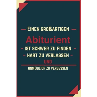 Abbildung von Geschenk BESTER Abiturient: Notizbuch als für den besten Abiturient A5 / liniert 120 Seiten Tagebuch Terminplaner Geschenkidee zum ... Mann Abschied Abschiedsgeschenk