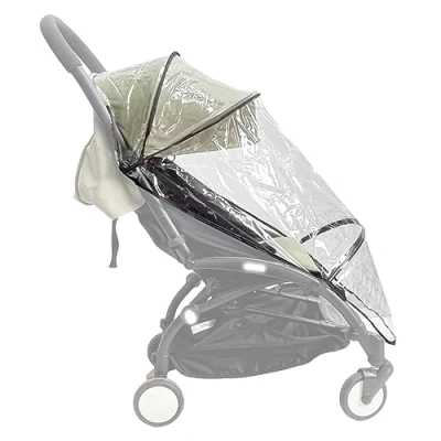 Abbildung von Brogtorl Regenschutz für Kinderwagen, Windschutz Zubehör Kinderwagen Wasserdicht Babyzen YOYO