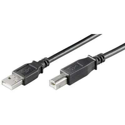 Abbildung von Goobay USB 2.0 Hi Speed Kabel, Schwarz ,3m