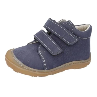 Abbildung von RICOSTA Unisex Stiefel Chrisy, Baby und Kleinkinder Lauflernschuhe, Weite: Weit, lose Einlage, terracare, Klettstiefel, Booties, Leder, See (170), 18 EU