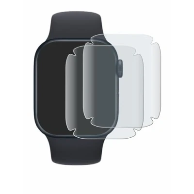 Abbildung von BROTECT Full Cover Schutzfolie Matt für Apple Watch Series 8/9 (2 Stück) Screen Displayschutz Folie, 3D Curved, Anti Reflex