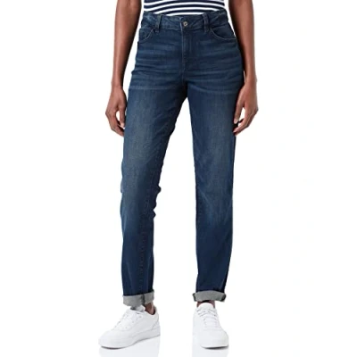 Abbildung von TOM Tailor Alexa Jeans Slim Fit, Damen, Größe: 27x32, Dark stone wash denim