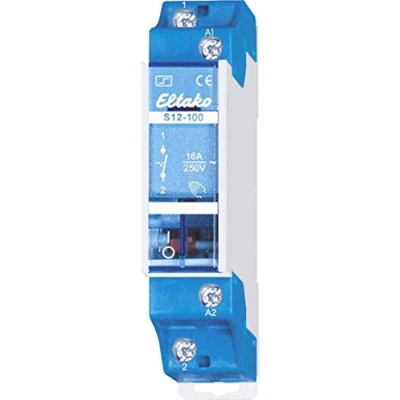 Abbildung von Eltako Electronics Stromstoßschalter 1S 16A 24V DC S12 100 (21100055)