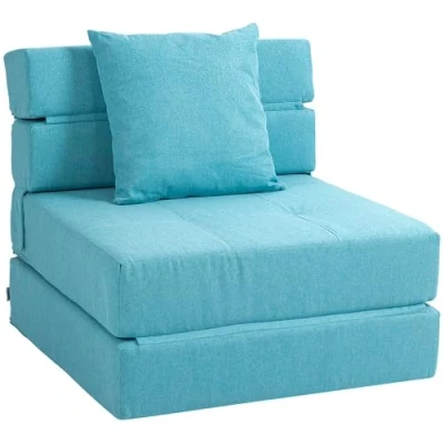 Abbildung von Schlafsessel Schlafsofa Sofabett Einzelsofa mit Waschbarem Kissen