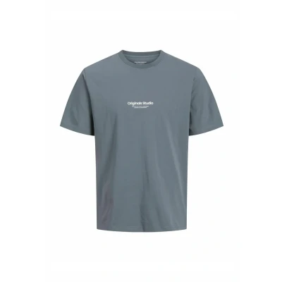 Abbildung von Jack &amp; Jones Jorvesterbro SS CREW NECK Tshirt print, Herren, Größe: XS, Stormy weather