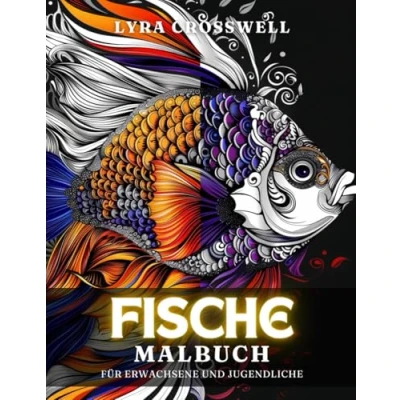 Abbildung von Fische Malbuch 50 Ausmalbilder für Erwachsene und Jugendliche: Eine maritime Ausmalreise Fisch Liebhaber. (Tiere Malbücher)