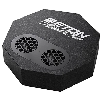Abbildung von ETON Res 5 Flat: Flacher Aktiv Subwoofer für die Reserverad Mulde, Bassreflex Bassbox mit 2 x 5“ (2 130 mm) Woofer, Gehäuse nur mm hoch, 300 Watt RMS